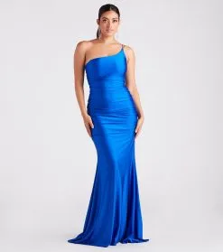 Windsor. Nicole Formal One-Shoulder Mermaid Dress -Formal Dresses Online Shop 05002 6968 1