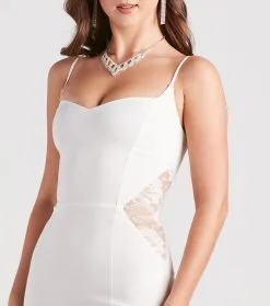 Windsor. Jaime Formal Crepe Lace Mermaid Dress -Formal Dresses Online Shop 05002 7066 4