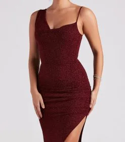 Windsor. Ever Formal High Slit Glitter Dress 29 Windsor. Ever Formal High Slit Glitter Dress -Formal Dresses Online Shop 05002 7071 4