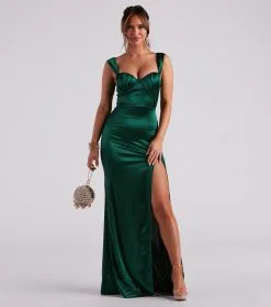 Windsor. Catrina Formal Satin Sweetheart Dress 18 Windsor. Catrina Formal Satin Sweetheart Dress -Formal Dresses Online Shop 05002 7089 1