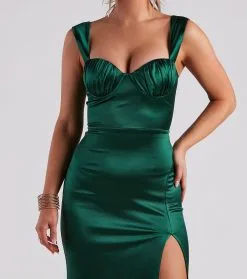 Windsor. Catrina Formal Satin Sweetheart Dress 21 Windsor. Catrina Formal Satin Sweetheart Dress -Formal Dresses Online Shop 05002 7089 4