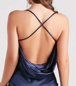 Windsor. Ilya Satin Backless Mermaid Dress -Formal Dresses Online Shop 05002 7402 4