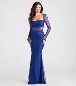 Windsor. Matilda Formal Glitter Long Dress