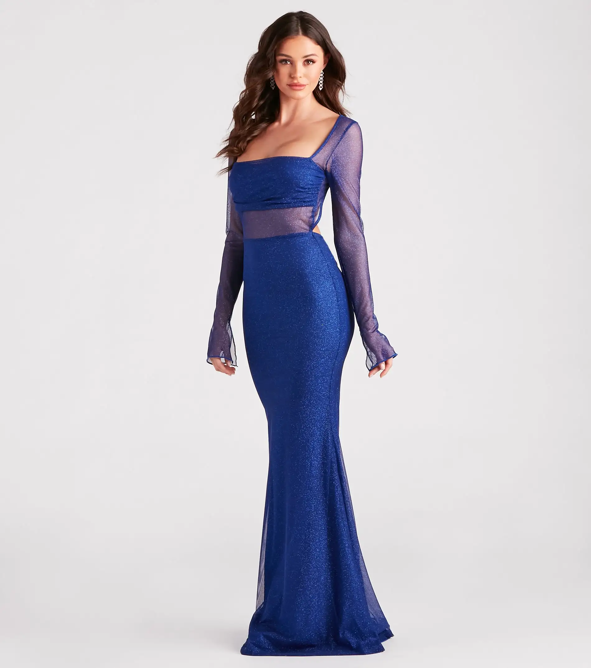 Windsor. Matilda Formal Glitter Long Dress 5 Windsor. Matilda Formal Glitter Long Dress - Image 3