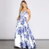 Windsor. Hayden Fancy Floral Ball Gown -Formal Dresses Online Shop 05004 0012 1