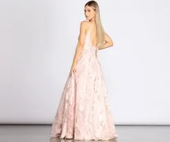 Windsor. Misha Floral Organza Ball Gown -Formal Dresses Online Shop 05004 0046 2