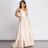 Windsor. Jessica Brocade Floral Ball Gown