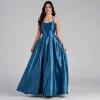 Windsor. Christine Sleeveless Satin Ball Gown -Formal Dresses Online Shop 05004 0128 1