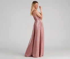 Windsor. Noelle Formal Woven Glitter Ball Gown -Formal Dresses Online Shop 05004 0147 2 0a4ab79c bf04 4041 883d e98fc978026a