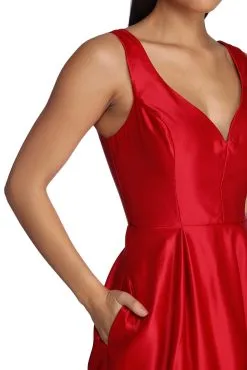 Windsor. Nadia Satin Ball Gown Dress -Formal Dresses Online Shop 05004 0505 3 c156c084 1d15 4401 9833 0067df69c41a