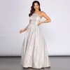 Windsor. Milana Glitter Shine High Neck Ball Gown