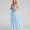 Windsor. Merritt Formal V-Neck Tulle Ball Gown