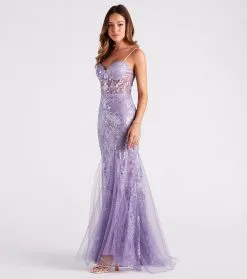 Windsor. Keria Formal Glitter Lace Mermaid Dress 16 Windsor. Keria Formal Glitter Lace Mermaid Dress -Formal Dresses Online Shop 05005 0101 3