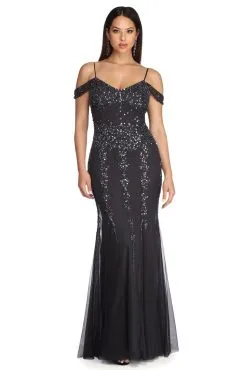 Windsor. Madeline Formal Beaded Mermaid Dress