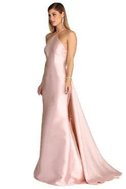 Windsor. Jasmine Embellished Satin Mermaid Dress