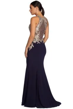 Windsor. Annemarie Formal Sleeveless Metallic Dress -Formal Dresses Online Shop 05005 0468 3