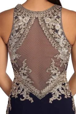 Windsor. Annemarie Formal Sleeveless Metallic Dress -Formal Dresses Online Shop 05005 0468 5