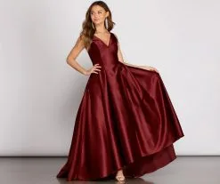 Windsor. Reina Stunning Satin Ball Gown -Formal Dresses Online Shop 05005 0474 3