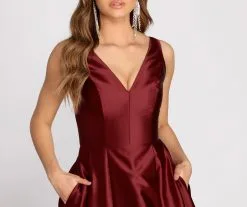 Windsor. Reina Stunning Satin Ball Gown -Formal Dresses Online Shop 05005 0474 4