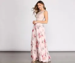 Windsor. Grace Two Piece Lace & Chiffon Dress -Formal Dresses Online Shop 05006 0509 3 a5341eeb 7037 40a1 a348 b2df8ffd51af