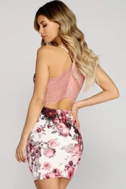 Windsor. Coming Up Roses Mini Dress