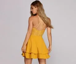 Windsor. Layered In Lace Skater Dress -Formal Dresses Online Shop 05101 0037 4 abb81feb 48a4 4e56 acf9 b65271ff0b36