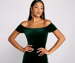 Windsor. Lustrous Velvet Dress -Formal Dresses Online Shop 05101 0063 3 e9b901bd e50b 48e5 ba81 b57a082824a9