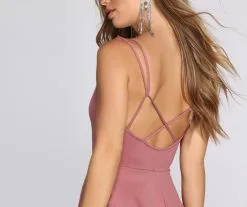 Windsor. Layer Cake X-Back Skater Dress -Formal Dresses Online Shop 05101 0100 4