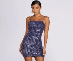 Windsor. Party Girl Sequin Mini Dress