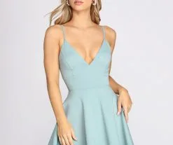 Windsor. My Wavelength Skater Mini Dress -Formal Dresses Online Shop 05101 0480 4