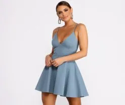 Windsor. My Wavelength Skater Mini Dress -Formal Dresses Online Shop 05101 0502 1