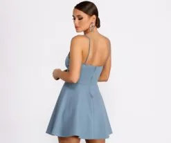 Windsor. My Wavelength Skater Mini Dress -Formal Dresses Online Shop 05101 0502 2