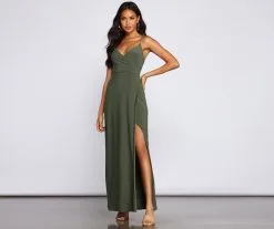 Windsor. Major Appeal High Slit Maxi Dress