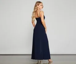 Windsor. Major Appeal High Slit Maxi Dress -Formal Dresses Online Shop 05101 0526 2