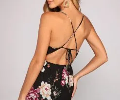 Windsor. Pop Of Floral Mesh Maxi Dress -Formal Dresses Online Shop 05101 0544 3