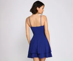 Windsor. Simply Adorable Layered Skater Dress -Formal Dresses Online Shop 05101 0583 3