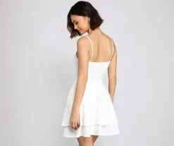 Windsor. Simply Adorable Layered Skater Dress -Formal Dresses Online Shop 05101 0584 3