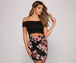 Windsor. Bring The Romance Mini Dress