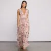 Windsor. Floral Beauty Sleeveless Chiffon Maxi Dress