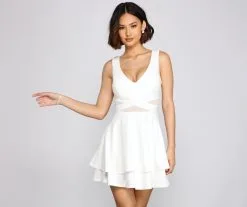 Windsor. Spotlight On Me Tiered Skater Dress