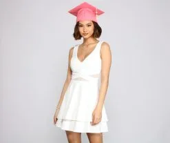 Windsor. Spotlight On Me Tiered Skater Dress -Formal Dresses Online Shop 05101 0667 3