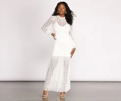 Windsor. Blissful In Lace Maxi Dress