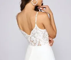 Windsor. All About Floral Lace Skater Dress -Formal Dresses Online Shop 05101 0832 4