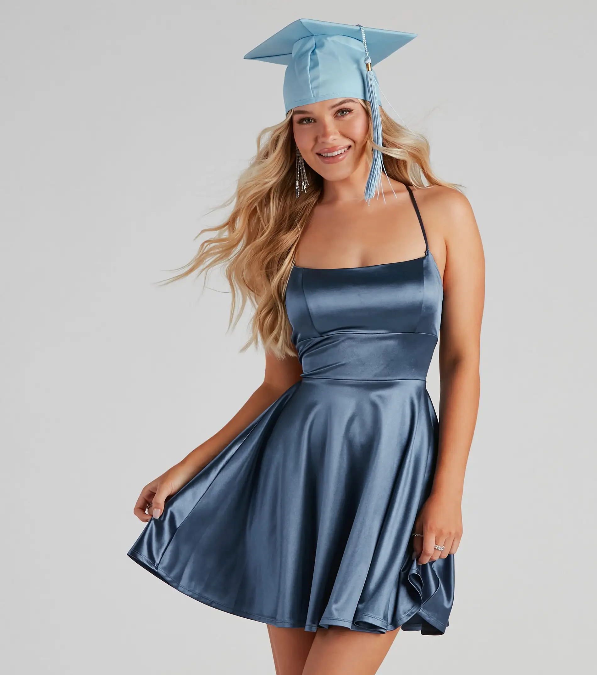 Windsor. A Moment In Satin Skater Dress 12 Windsor. A Moment In Satin Skater Dress - Image 10