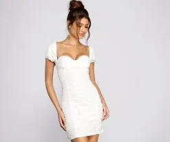 Windsor. Such A Sweetheart Lace Mini Dress