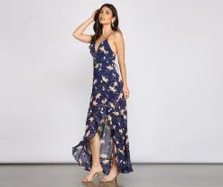 Windsor. Free-spirited Floral Beauty Sleeveless Maxi Dress -Formal Dresses Online Shop 05101 0974 3 1842365e c5d5 4afc 99c6 e50eb4f1c417