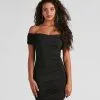 Windsor. Alluring And Chic Off-The-Shoulder Mini Dress -Formal Dresses Online Shop 05101 0984 1 f18720d4 a8a5 4c4c b56a 415598a9b4bb