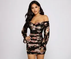 Windsor. Say Yes To Florals Mesh Bodycon -Formal Dresses Online Shop 05101 0986 1 7f407dca 4316 428c 8c3b 21261de700cb