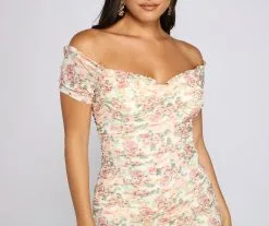 Windsor. Floral Pop Ruffled Mini Dress 9 Windsor. Floral Pop Ruffled Mini Dress -Formal Dresses Online Shop 05101 1009 4 fb1e55f7 ca5e 41ef b5d4 a80f86ad5ccf