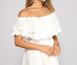 Windsor. Flirty Vibes Linen Mini Dress -Formal Dresses Online Shop 05101 1058 3 eed4bf5b 64a4 4962 a117 98b076e9ff3e